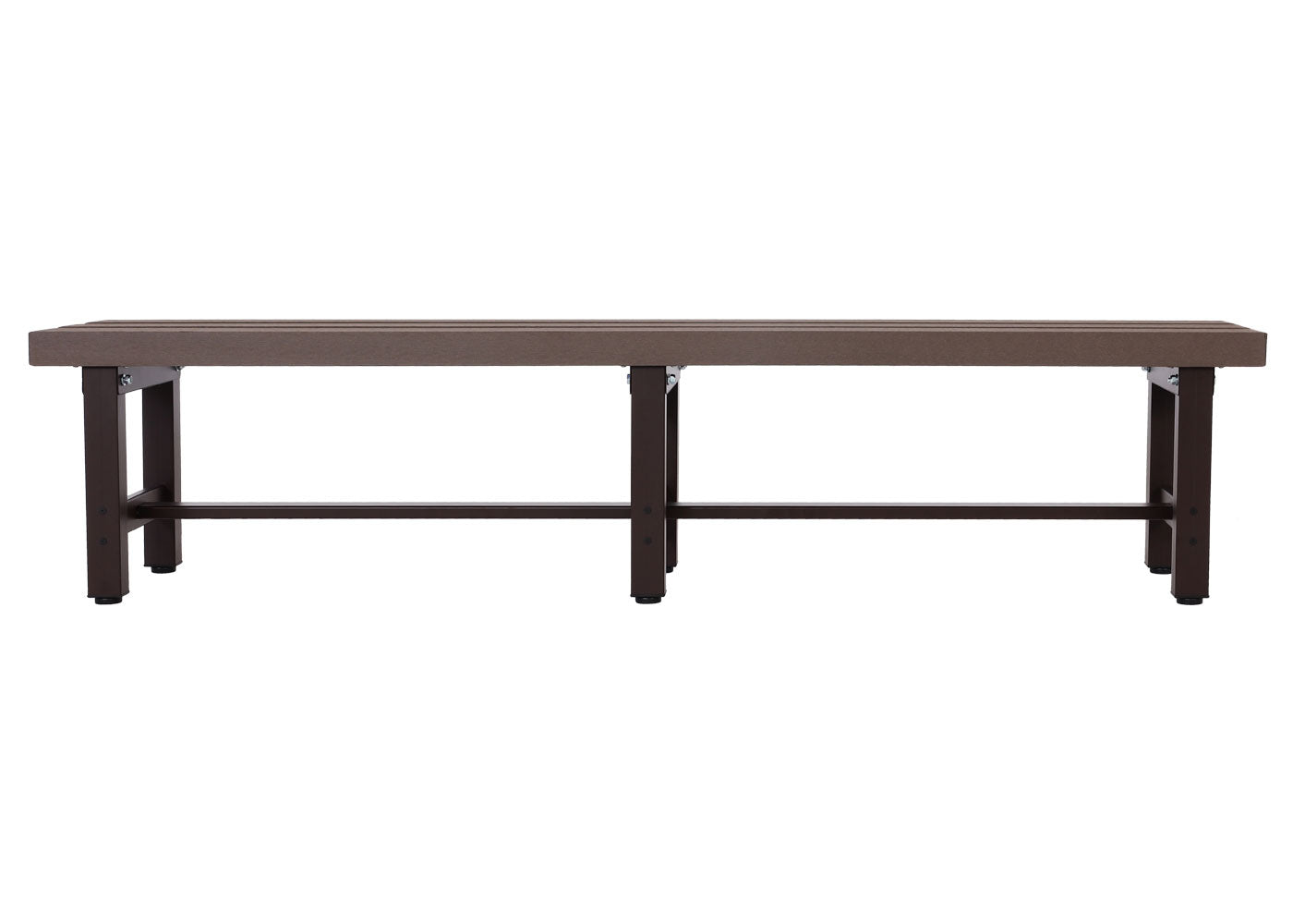 Cosmo Casa - Tuinbank - Weerbestendig WPC - Aluminium - Bruin - 180 cm