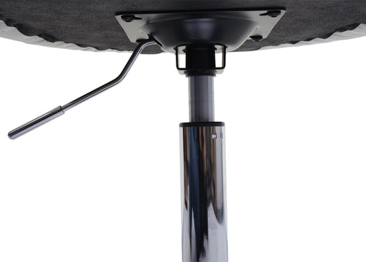 Cosmo Casa - Eetkamerstoel - Verstelbaar - Textiel - Crème-Wit