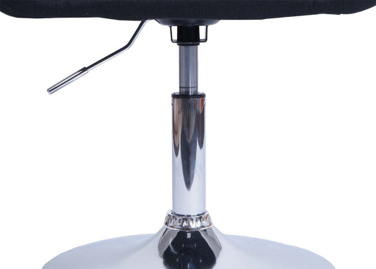 Cosmo Casa - Eetkamerstoel - Verstelbaar - Textiel - Antraciet