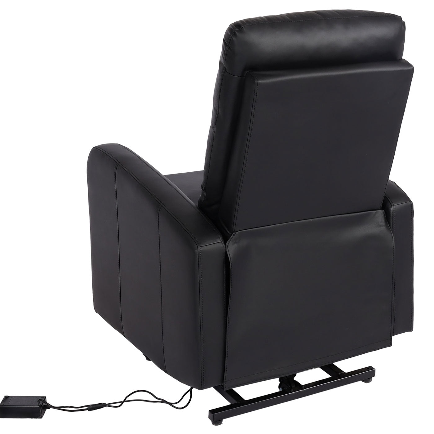 Cosmo Casa - TV-Fauteuil - Ligfunctie - Kunstleer - Zwart