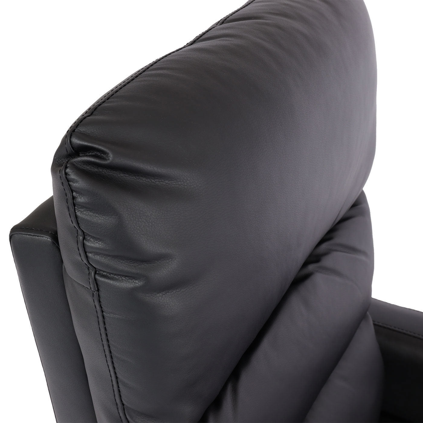 Cosmo Casa - TV-Fauteuil - Ligfunctie - Kunstleer - Zwart