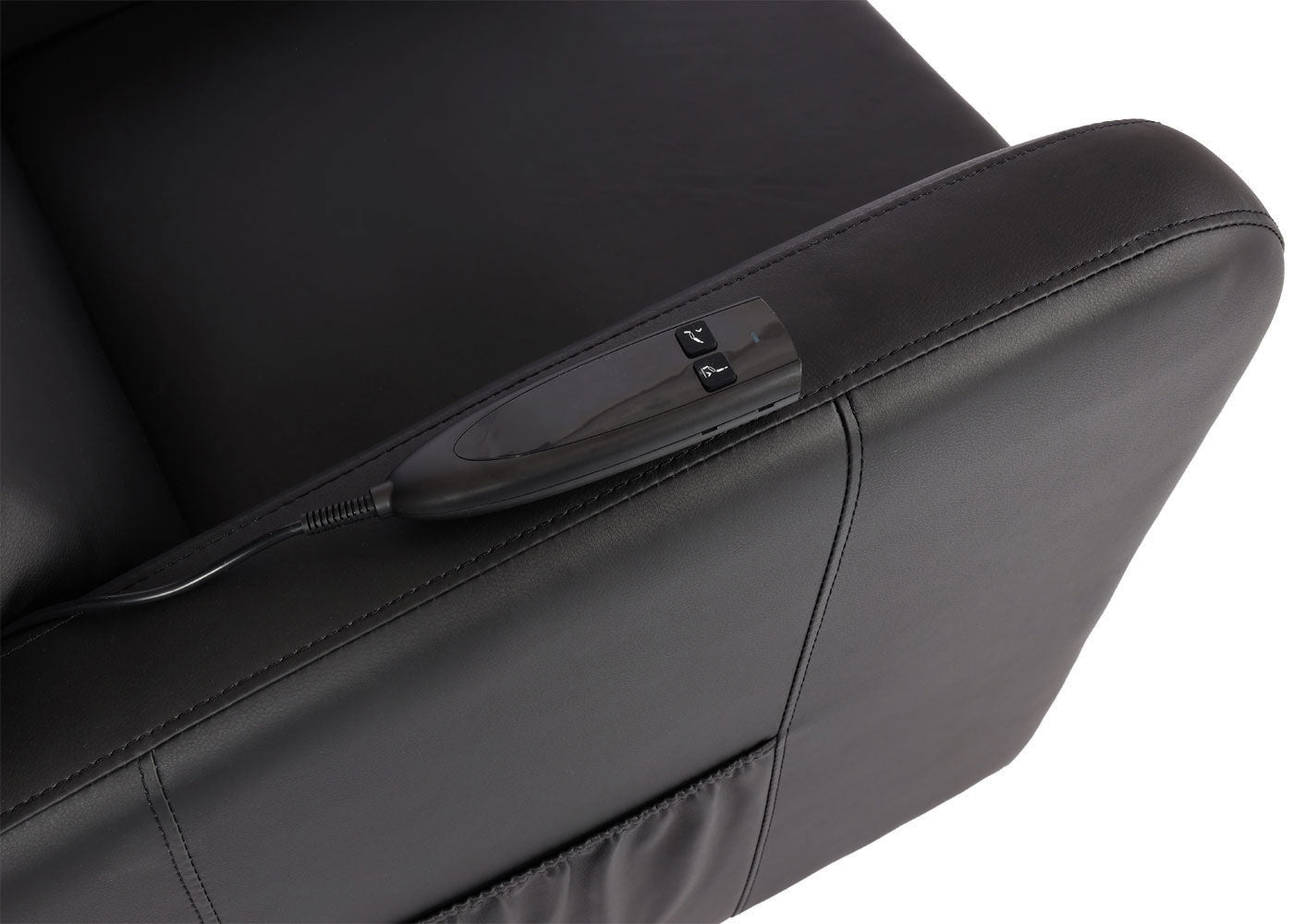 Cosmo Casa - TV-Fauteuil - Ligfunctie - Kunstleer - Zwart