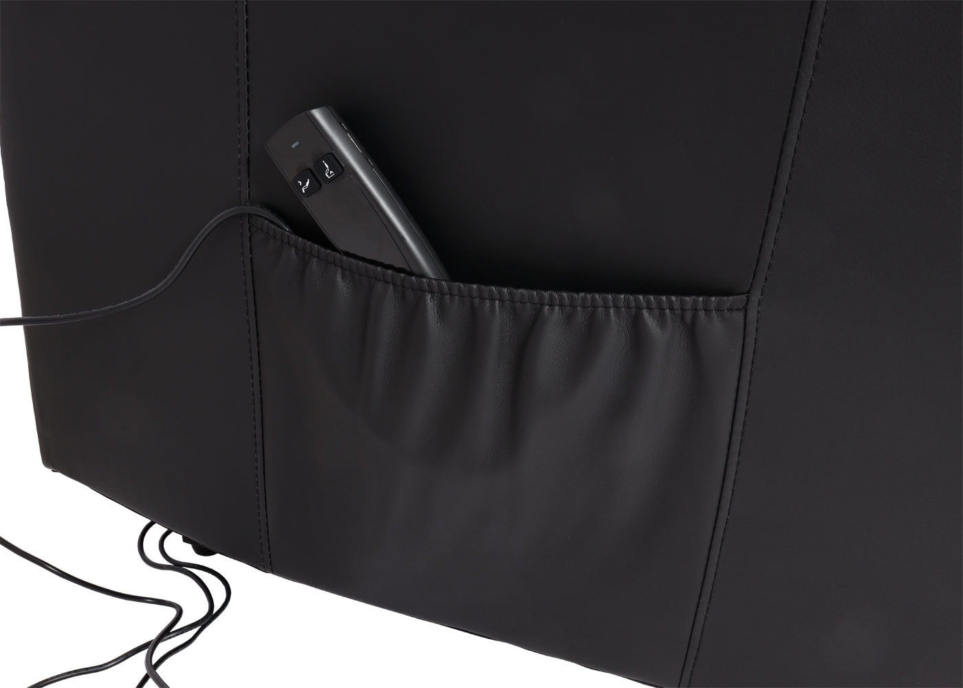 Cosmo Casa - TV-Fauteuil - Ligfunctie - Kunstleer - Zwart