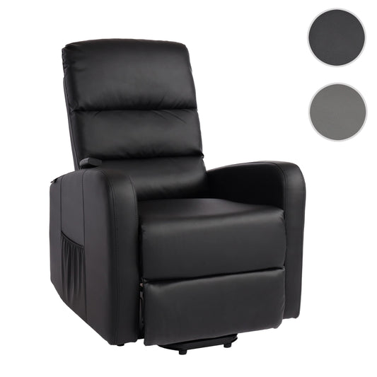 Cosmo Casa - TV-Fauteuil - Ligfunctie - Kunstleer - Zwart