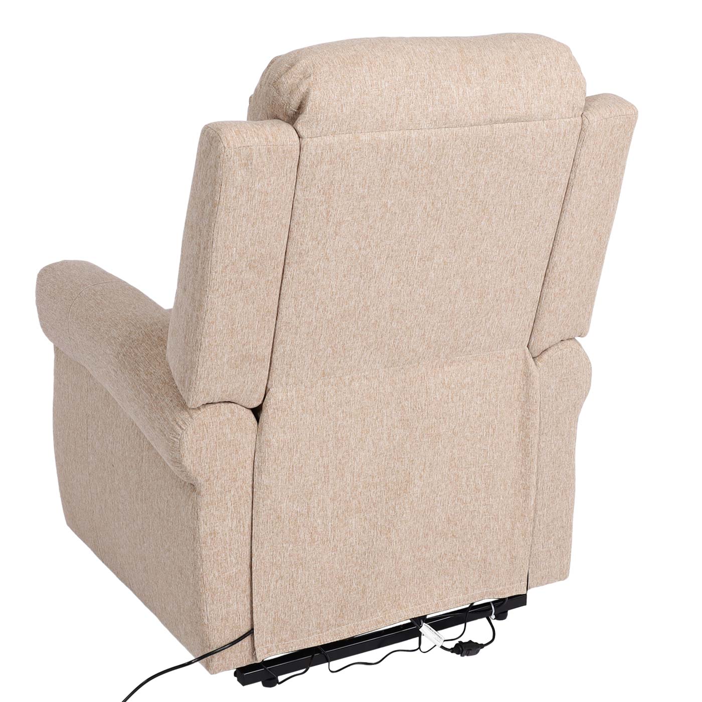 Cosmo Casa - TV-Fauteuil - Massage - Textiel - Beige-Bruin