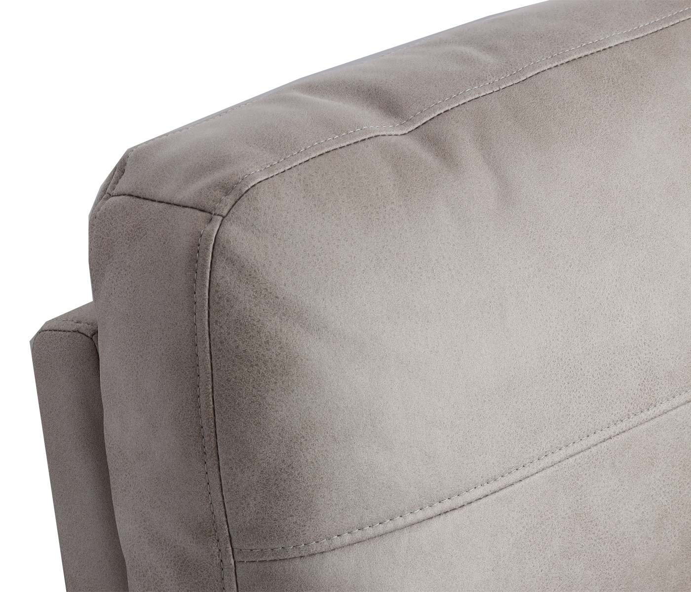 Cosmo Casa - 2-zits Bioscoopstoel - Relax - Textiel - Lichtgrijs