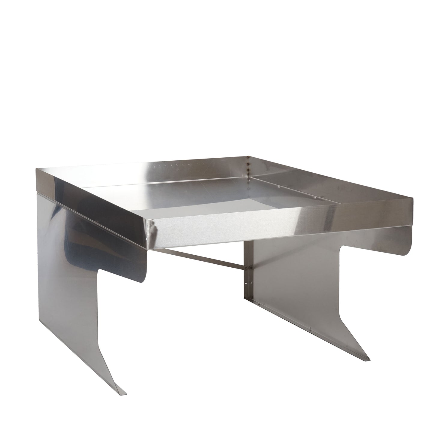 Cosmo Casa - XL Maairobotgarage met Plantenbak - Dakshelter - Metaal (RVS) - 47×70×100 cm