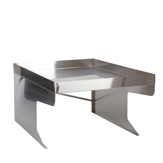 Cosmo Casa - XL Maairobotgarage met Plantenbak - Dakshelter - Metaal (RVS) - 47×70×100 cm