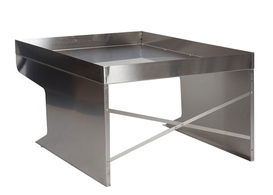 Cosmo Casa - XL Maairobotgarage met Plantenbak - Dakshelter - Metaal (RVS) - 47×70×100 cm