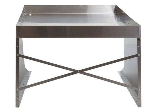 Cosmo Casa - XL Maairobotgarage met Plantenbak - Dakshelter - Metaal (RVS) - 47×70×100 cm