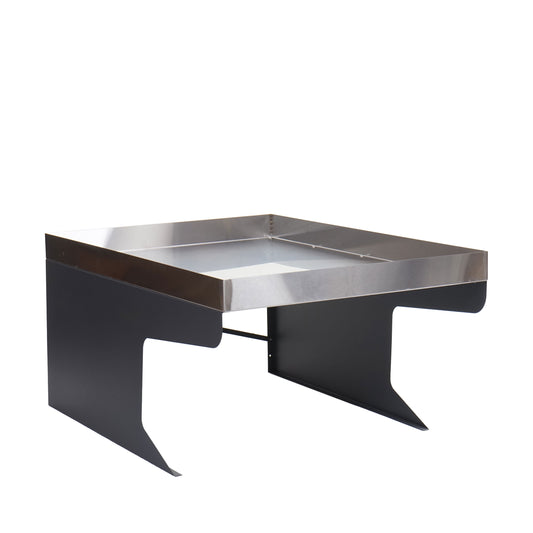 Cosmo Casa - XL Maairobotgarage met Plantenbak - Dakshelter - Metaal - Antraciet - 47×70×100 cm