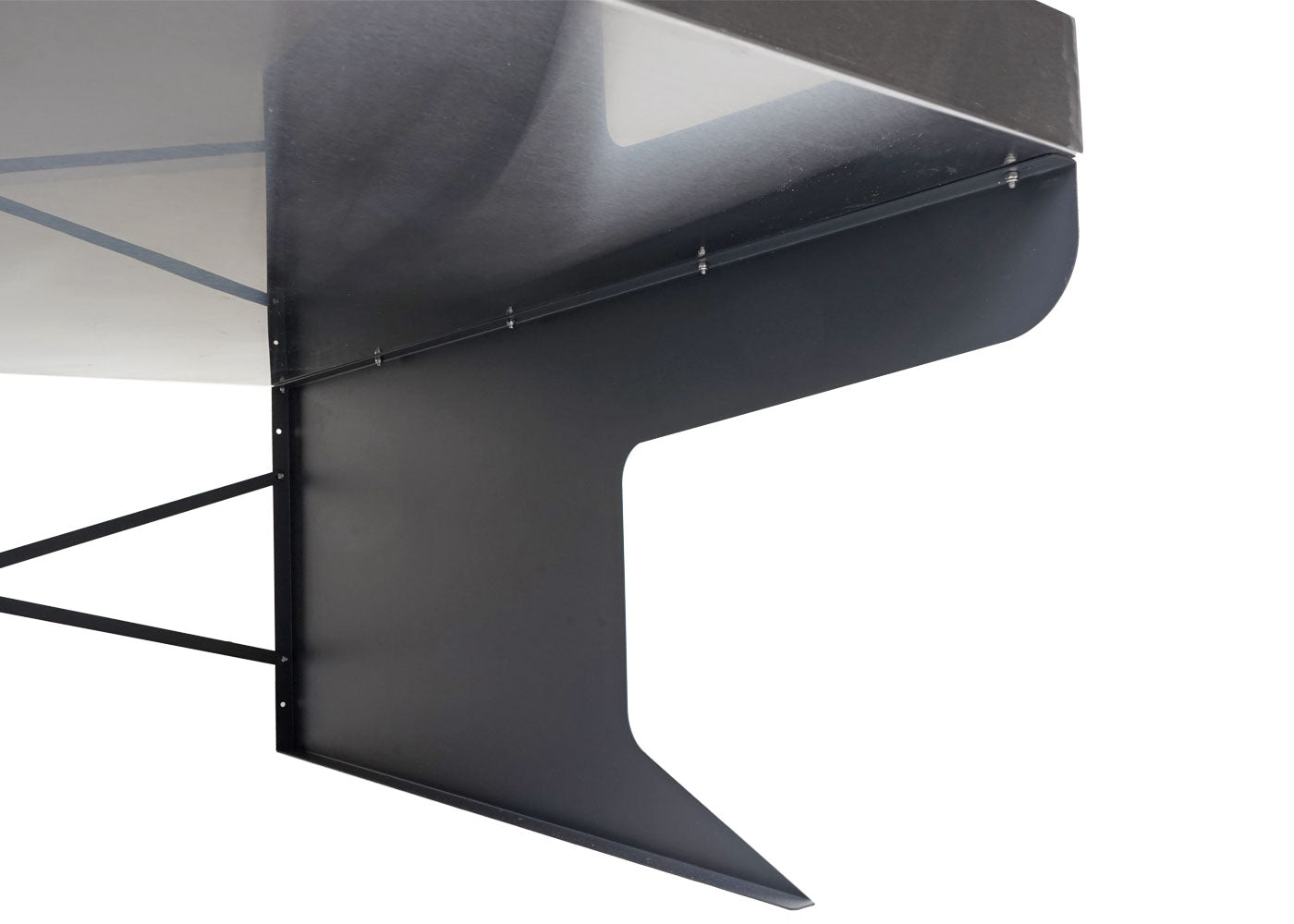 Cosmo Casa - XL Maairobotgarage met Plantenbak - Dakshelter - Metaal - Antraciet - 47×70×100 cm