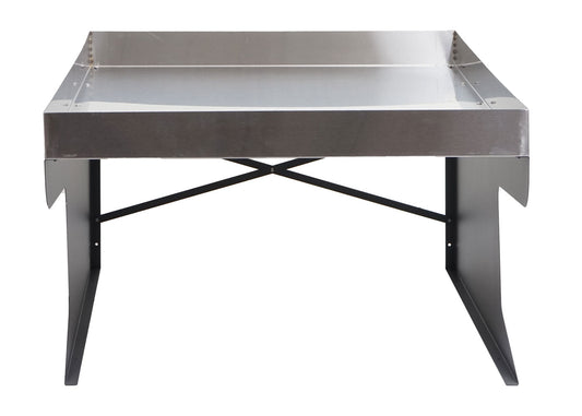 Cosmo Casa - XL Maairobotgarage met Plantenbak - Dakshelter - Metaal - Antraciet - 47×70×100 cm