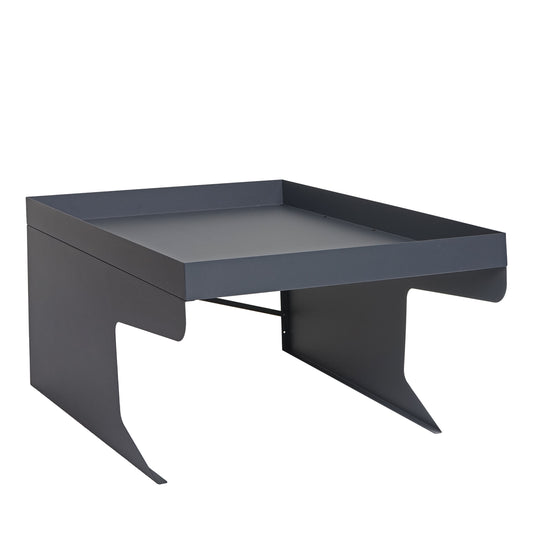 Cosmo Casa - XL Robotmaaiergarage met Plantenbak - Dakopvang - Metaal - Antraciet - 47×70×100 cm