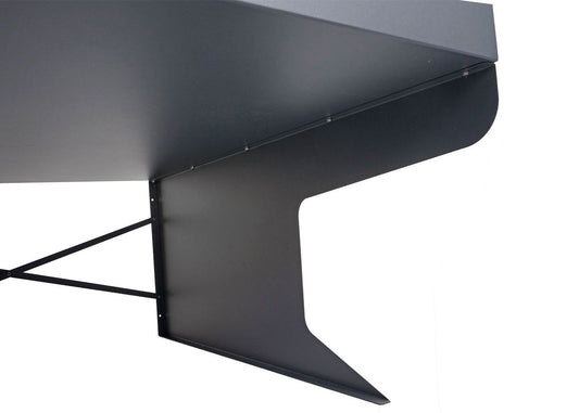 Cosmo Casa - XL Robotmaaiergarage met Plantenbak - Dakopvang - Metaal - Antraciet - 47×70×100 cm