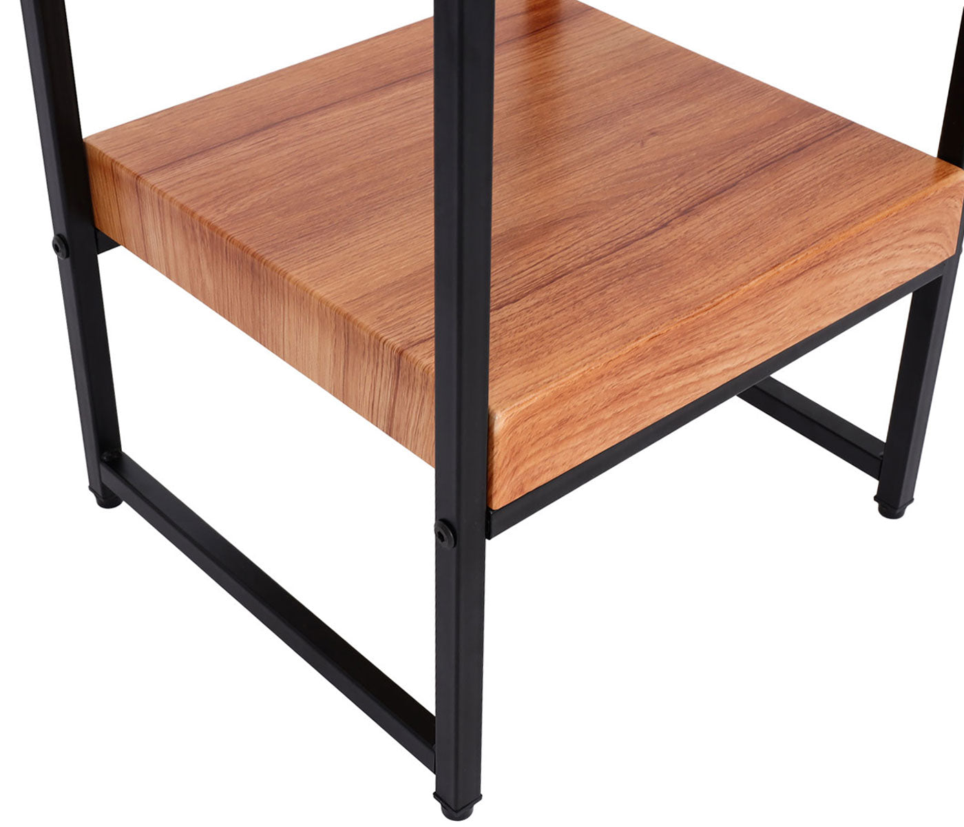 Cosmo Casa - Bloementafel & Plantenplank - MDF & Metaal - Natuurlijke Kleur - 61 cm