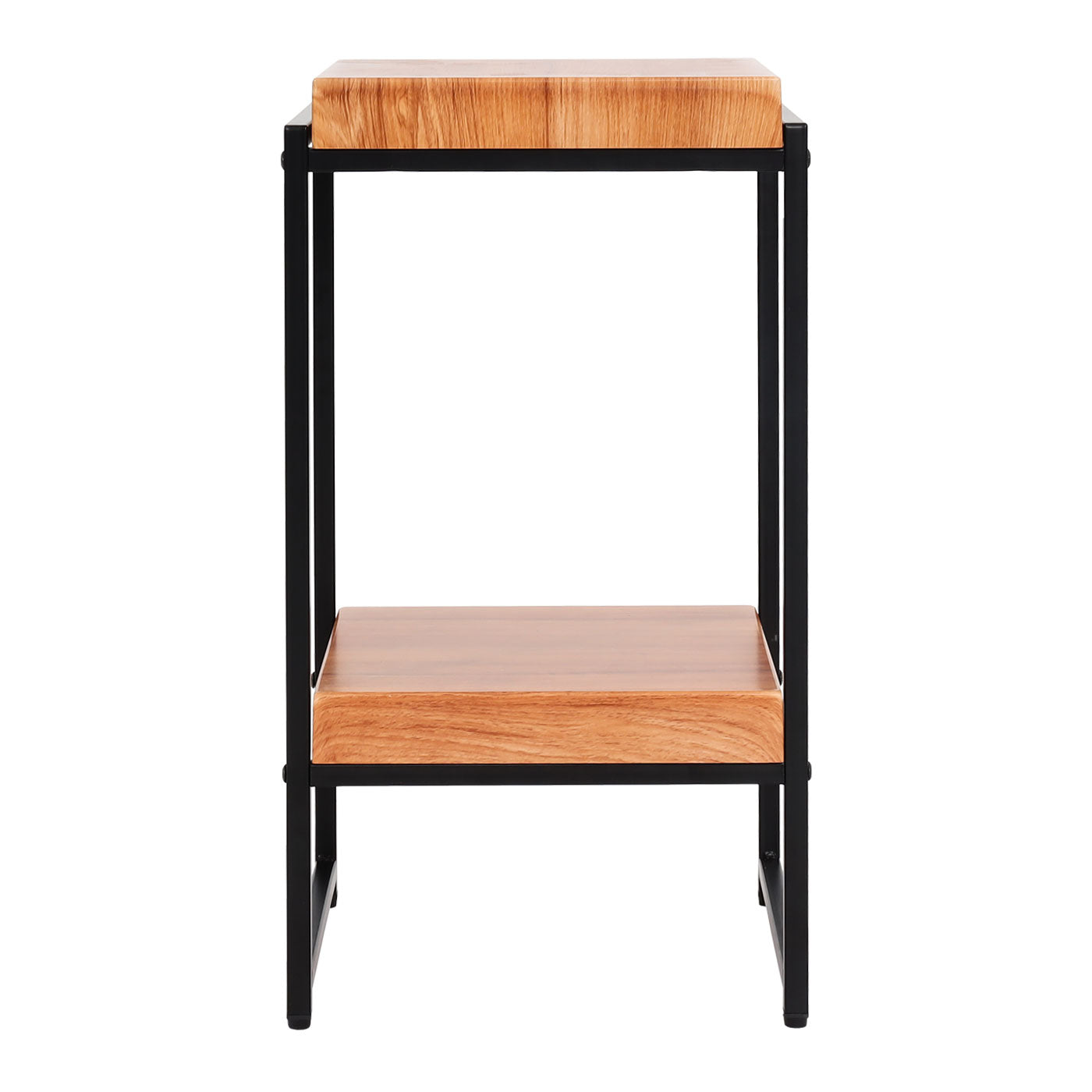 Cosmo Casa - Bloementafel & Plantenplank - MDF & Metaal - Natuurlijke Kleur - 61 cm