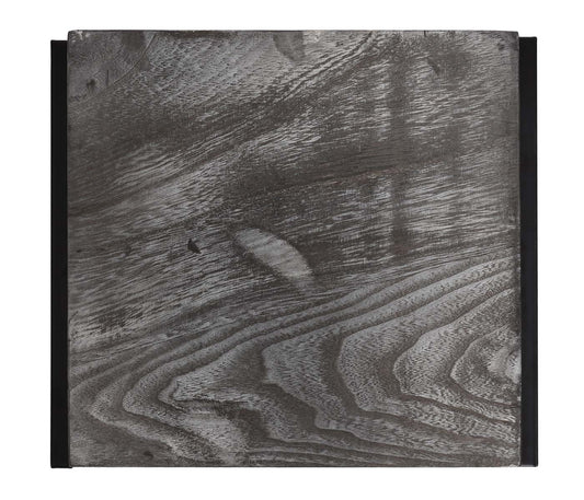 Cosmo Casa - Bloementafel & Plantenplank - MDF & Metaal - Donkergrijs - 101 cm