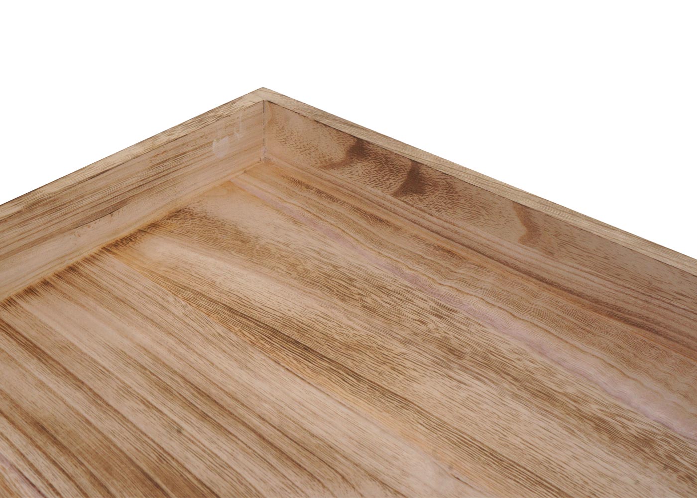 Cosmo Casa - Salontafel - Bijzettafel - Massief Hout en Metaal - Naturel - 46x110x60cm