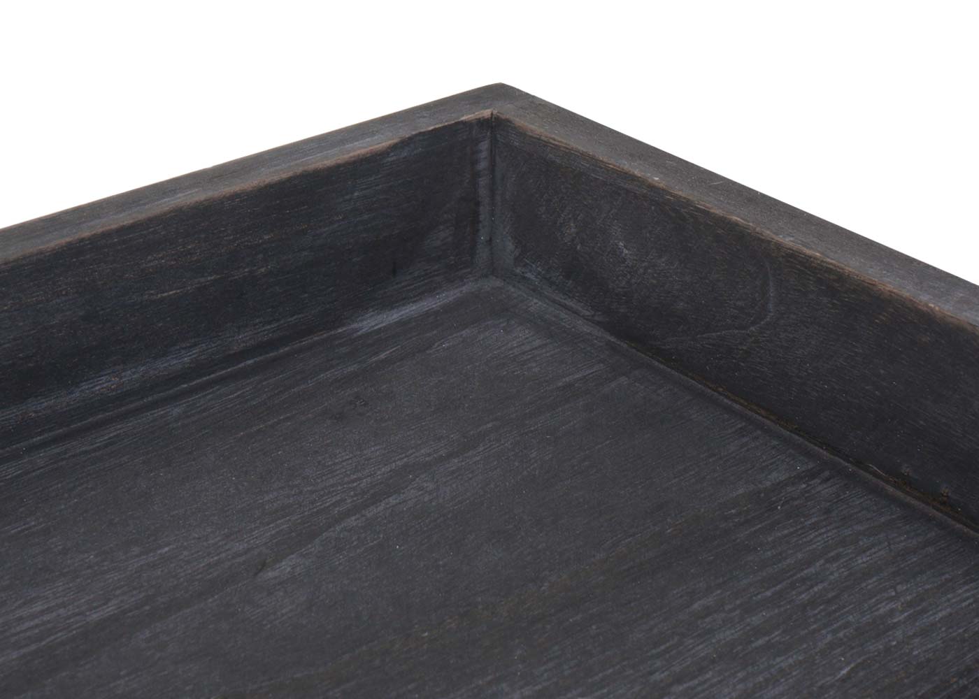 Cosmo Casa - Staande plank - Plantenplank en boekenplank - Donkergrijs hout en metaal - 90x100x35cm