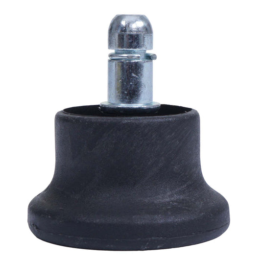 Cosmo Casa - Set van 5 Vloerglijders - Vaste - Kunststof - Zwart - 11 mm