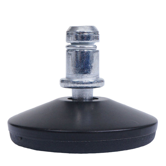 Cosmo Casa - Set van 5 Vloerglijders - Vaste - Kunststof - Zwart - 11 mm