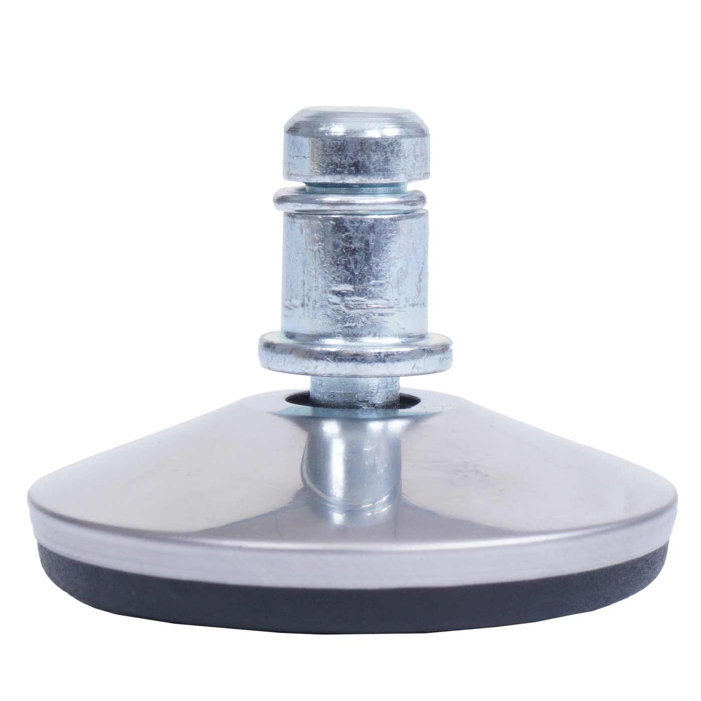 Cosmo Casa - Set van 5 Vloerglijders - Vaste - Kunststof - Zilver - 11 mm