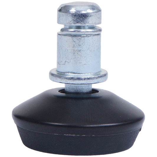 Cosmo Casa - Set van 5 Vloerglijders - Vaste - Kunststof - Zwart - 11 mm