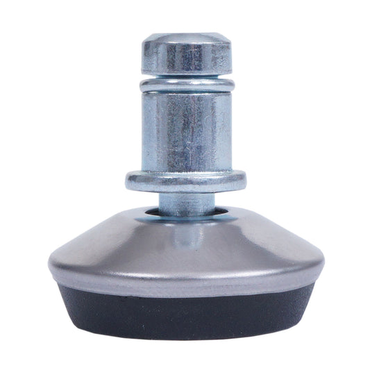 Cosmo Casa - Set van 5 Vloerglijders - Vaste - Kunststof - Zilver - 11 mm