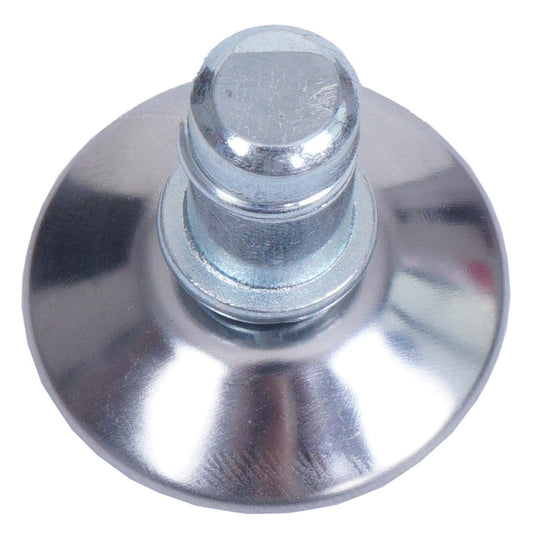 Cosmo Casa - Set van 5 Vloerglijders - Vaste - Kunststof - Zilver - 11 mm