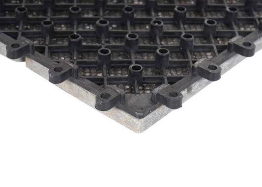 Cosmo Casa - Steentegel Natuursteen - Balkon- & Terrastegel - 11×30×30 cm - 1 m² - Donkergrijs