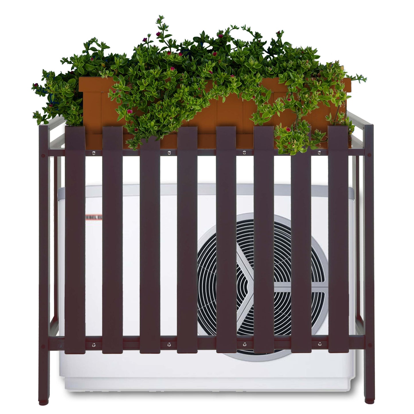 Cosmo Casa - Hoes - Bescherming - Metaal - Bruin - 80×90×39 cm