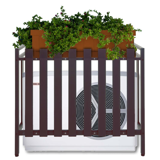 Cosmo Casa - Hoes - Bescherming - Metaal - Bruin - 80×90×39 cm