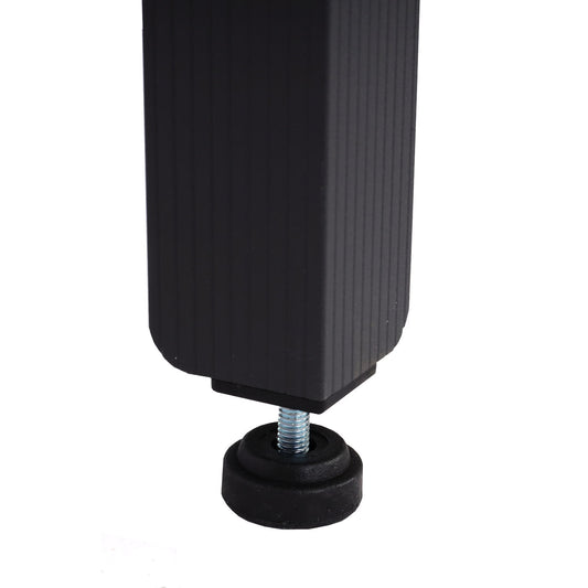 Cosmo Casa - Bekleding voor airconditioningwarmtepomp - Beschermrooster met plantenplank - Metaal - Grijs - 73×90×38 cm