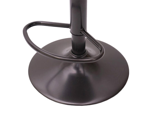 Cosmo Casa - Set van 2 Barkrukken - Verstelbare Hoogte - Draaibaar - Industrieel Kunstleer - Vintage Beige