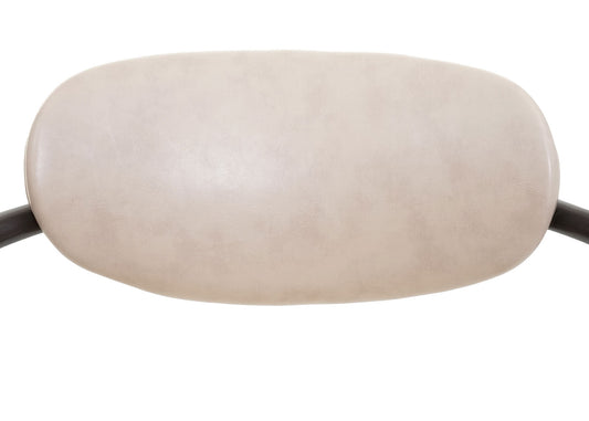 Cosmo Casa - Barkruk - Verstelbaar - Kunstleer - Beige