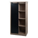 Cosmo Casa - Kast - Highboard met 8 Vakken - Houtlook & Metaal - 163×76×38 cm - Naturel