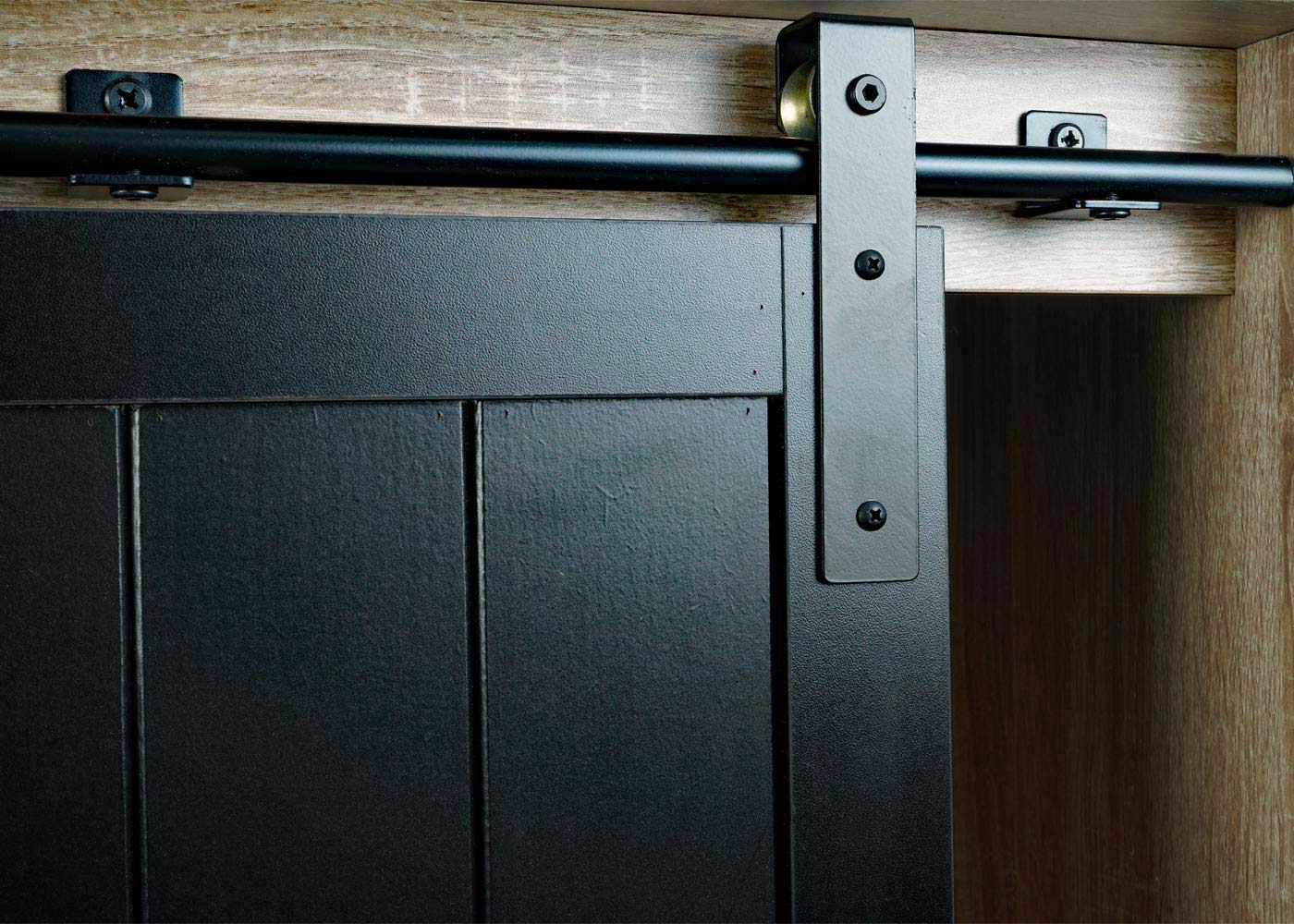 Cosmo Casa - Kast - Highboard met 8 Vakken - Houtlook & Metaal - 163×76×38 cm - Naturel