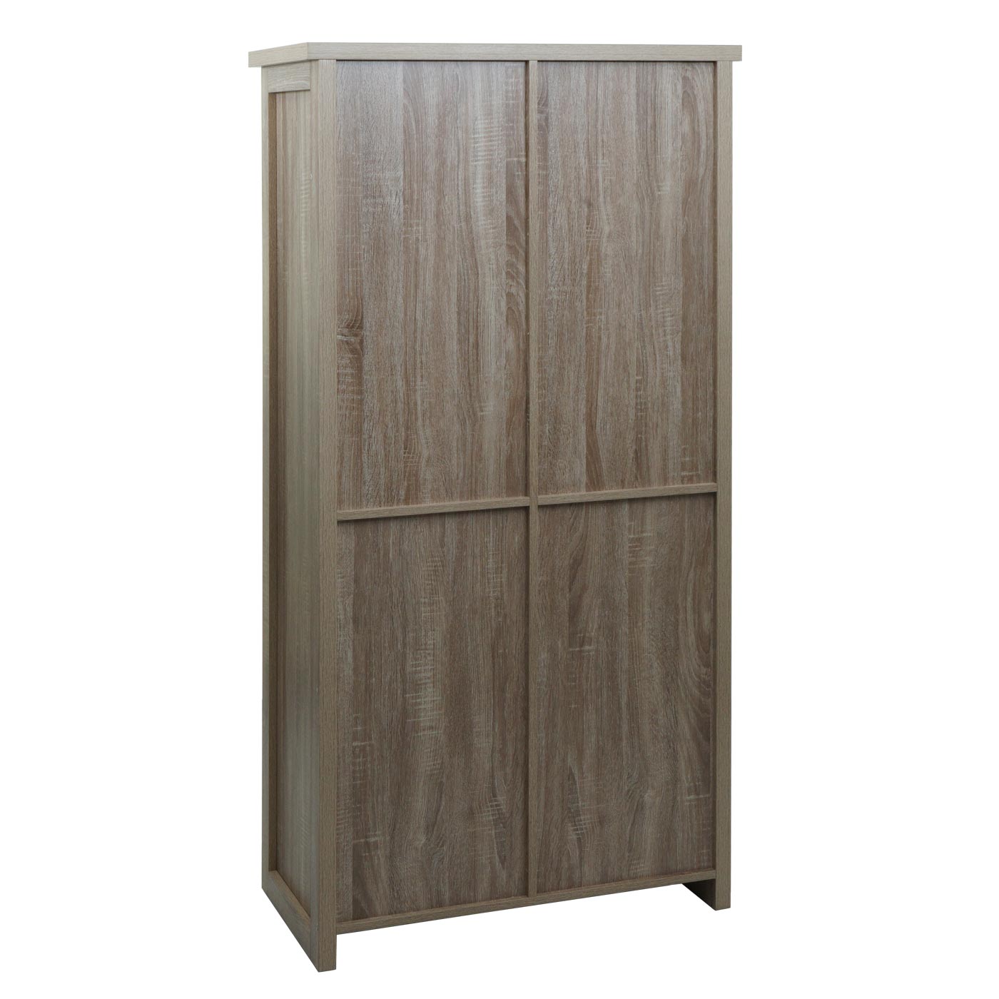 Cosmo Casa - Kast - Highboard met 8 Vakken - Houtlook & Metaal - 163×76×38 cm - Naturel