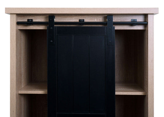 Cosmo Casa - Kast - Highboard met 8 Vakken - Houtlook & Metaal - 163×76×38 cm - Naturel