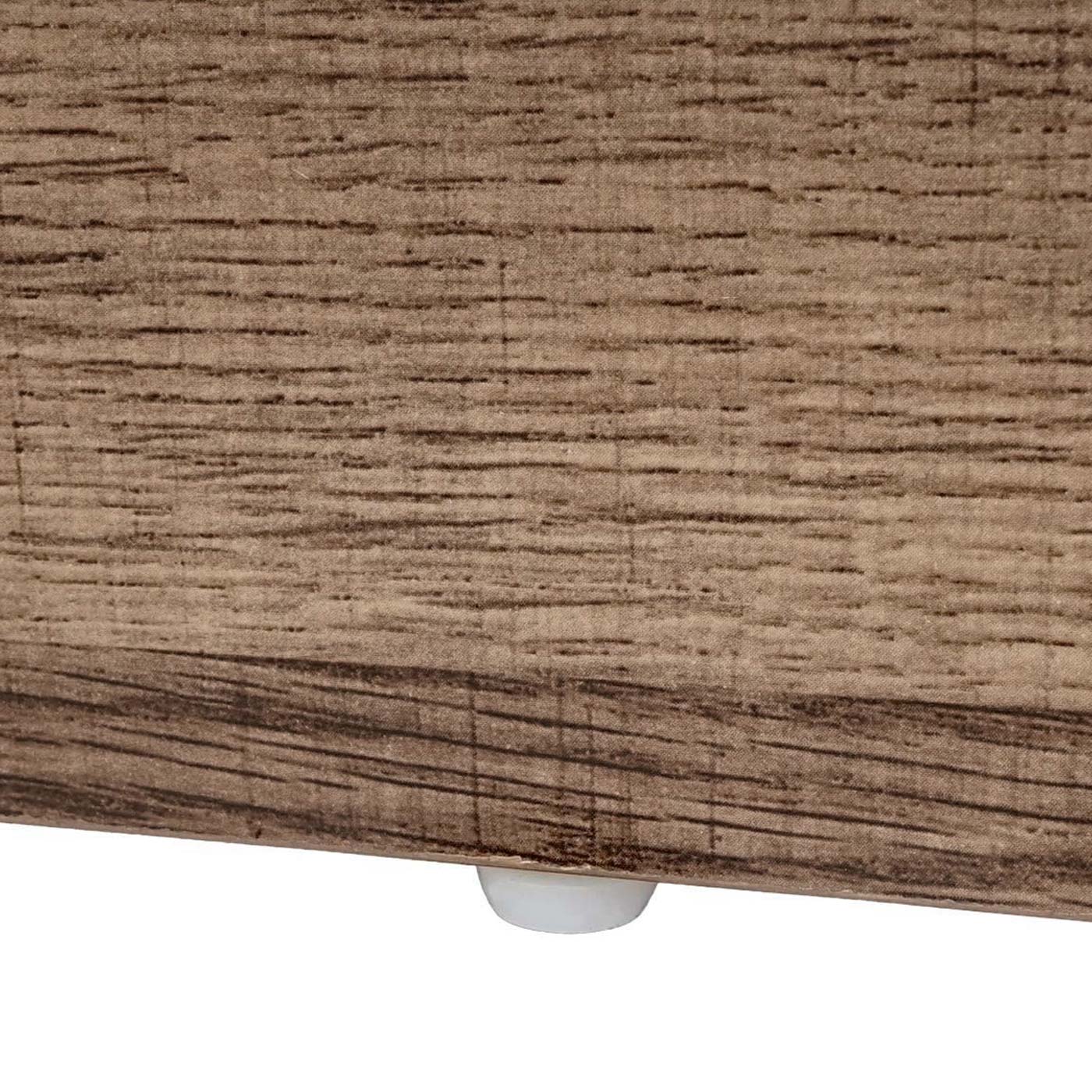 Cosmo Casa - Salontafel - Bijzettafel & Woonkamertafel - Houtlook & Metaal met Schuifdeuren (6 Vakken) - 44×120×60 cm - Bruin