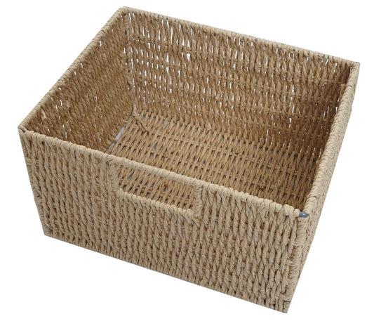 Cosmo Casa - Ladekast met Manden - Hout & Manden - Naturel & Lichtbruin