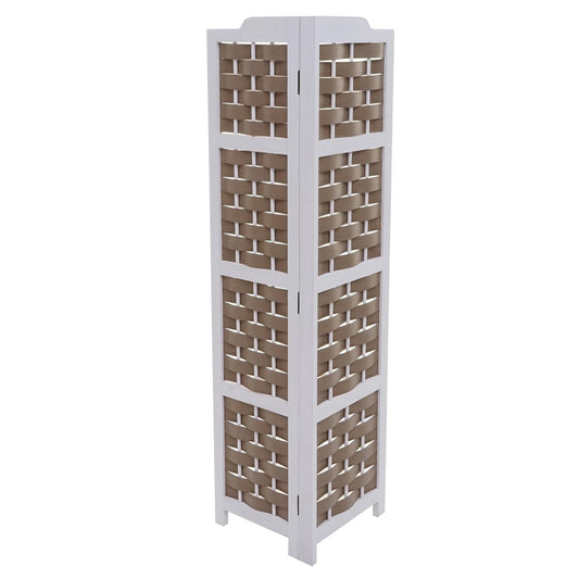 Cosmo Casa - Hoekplank - Opvouwbaar - Paulowniahout - Wit - 110 cm