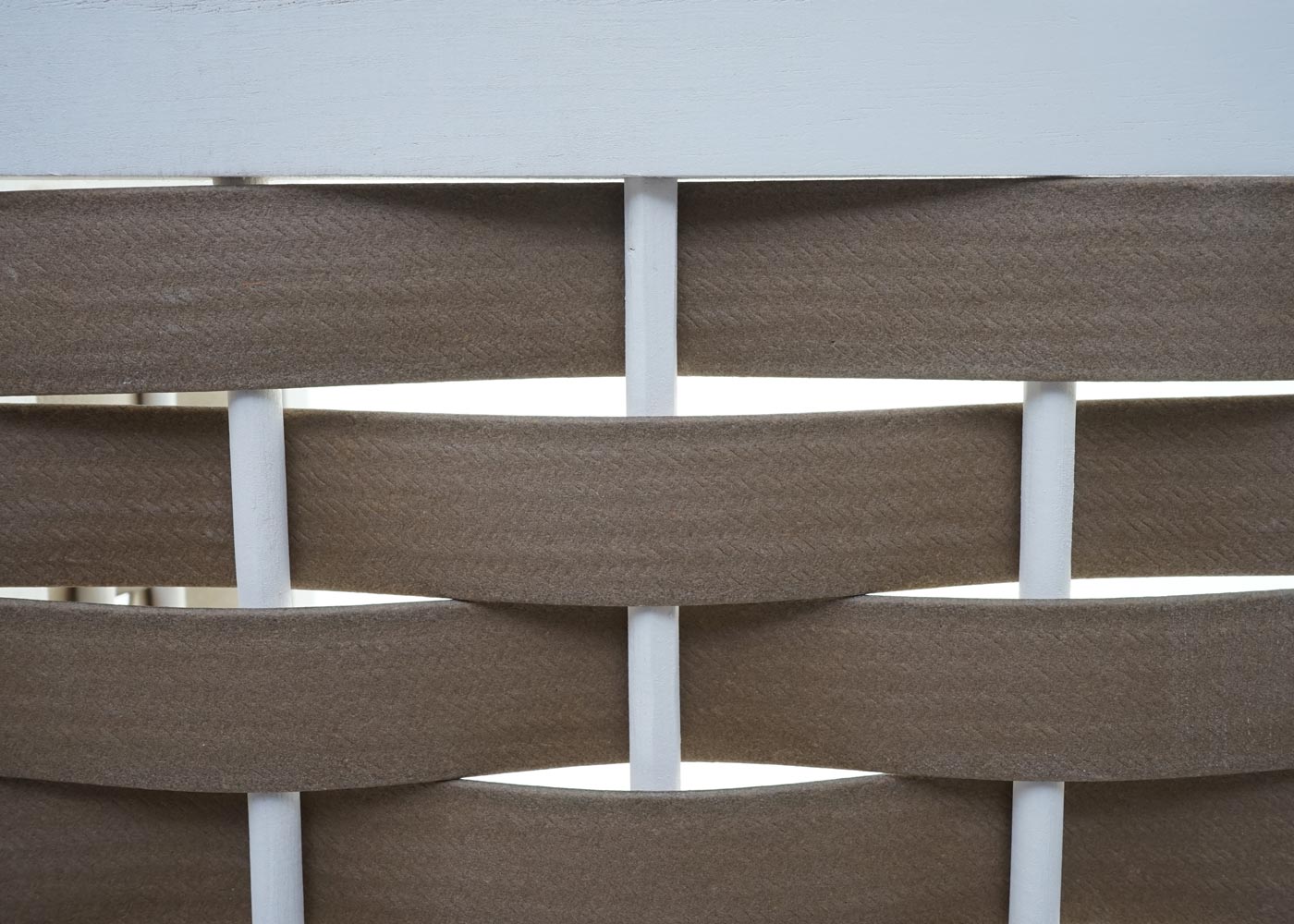 Cosmo Casa - Hoekplank - Opvouwbaar - Paulowniahout - Wit - 110 cm