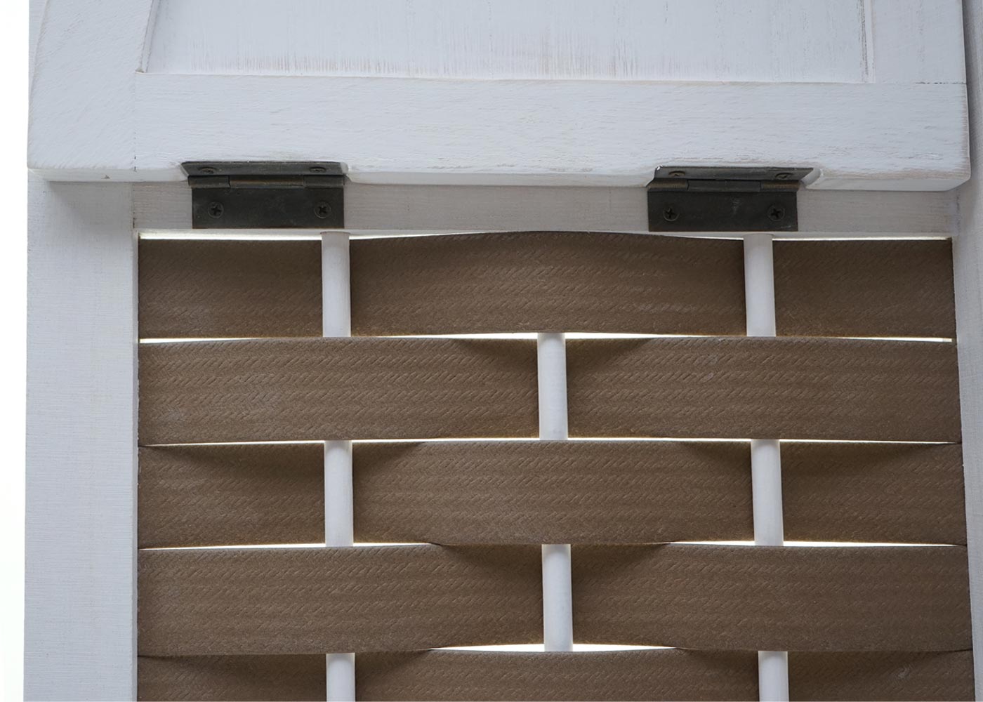 Cosmo Casa - Hoekplank - Opvouwbaar - Paulowniahout - Wit - 110 cm