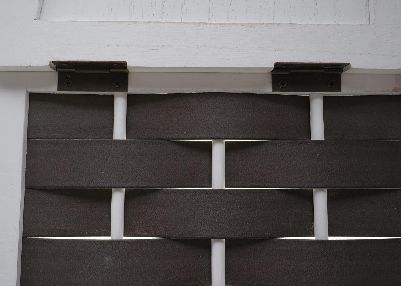 Cosmo Casa - Hoekplank - Opklapbaar - Paulowniahout - Wit - 110 cm