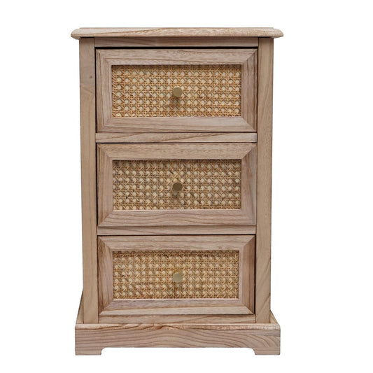 Cosmo Casa - Ladekast - Rotanhout - 63×40×28 cm - Natuurlijke Kleur