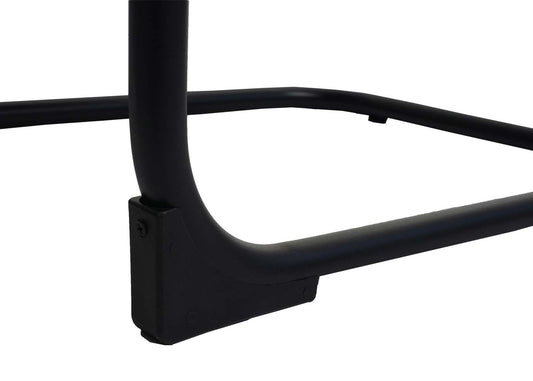 Cosmo Casa - Set van 2 Sledestoelen - Hout & Rotan & Metaal - Bouclé Textiel - Lichtgrijs