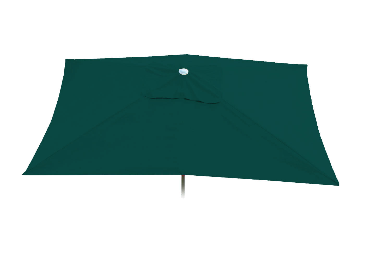 Cosmo Casa - Kantelbare Rechthoekige Balkonparasol - Polyester & Aluminium - Groen - 2×3 m / 4.5 kg - UV 50