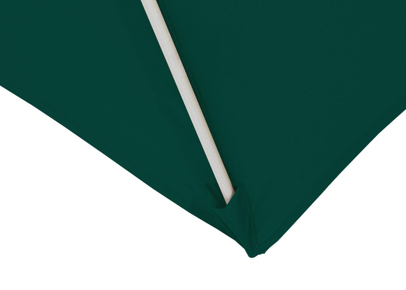 Cosmo Casa - Kantelbare Rechthoekige Balkonparasol - Polyester & Aluminium - Groen - 2×3 m / 4.5 kg - UV 50